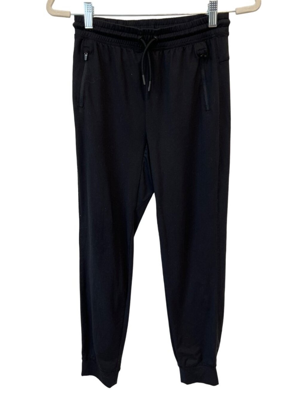 All In Motion Jogger Pants Large Pull On Youth Boys Elastic Waist Black Sporty